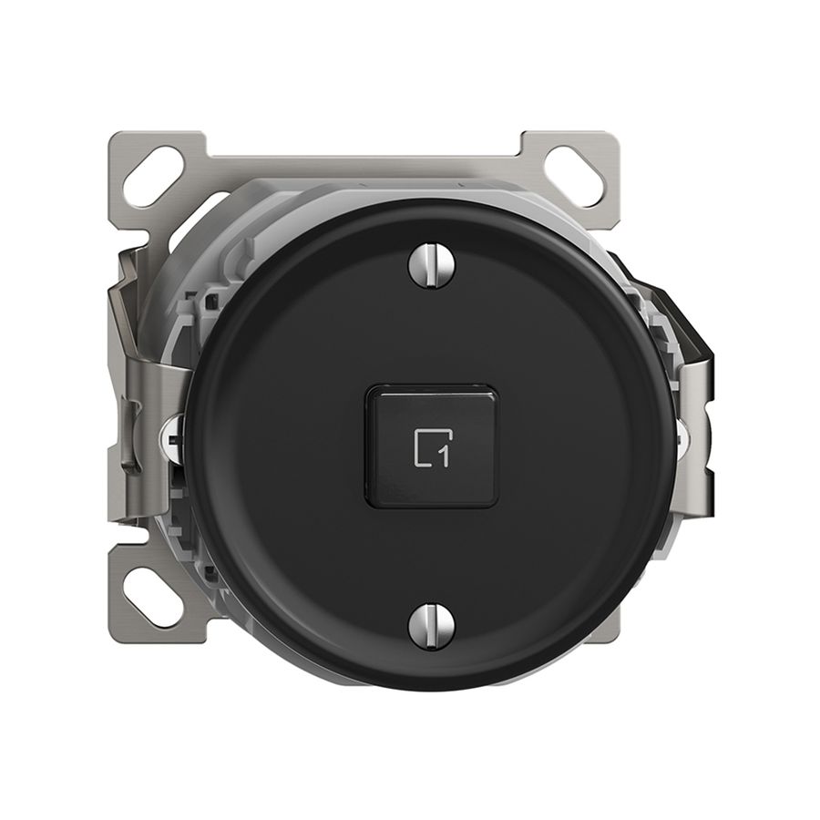 Poussoir scène AP 1 scène/1T WLAN Sdue Wiser noir