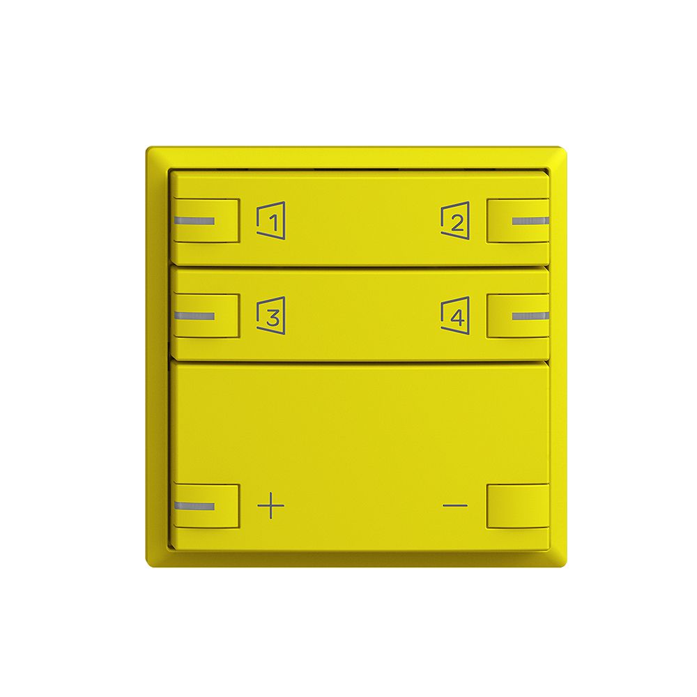 Kit montaggio Edue zeptrionAIR F, WLAN, dimmer, RGB-LED, 2×tasto, 2×commando lem