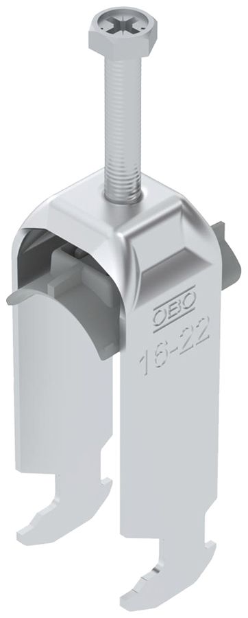 Fixation rapide BET 2056 pied à H matière synthétique 16…22mm 2×câble aluminium