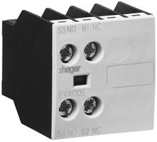 Hilfskontakt Hager 1S+1Ö zu EV007…EV038, EVN022…EVN045,  EVL014…EVL027, EVR004