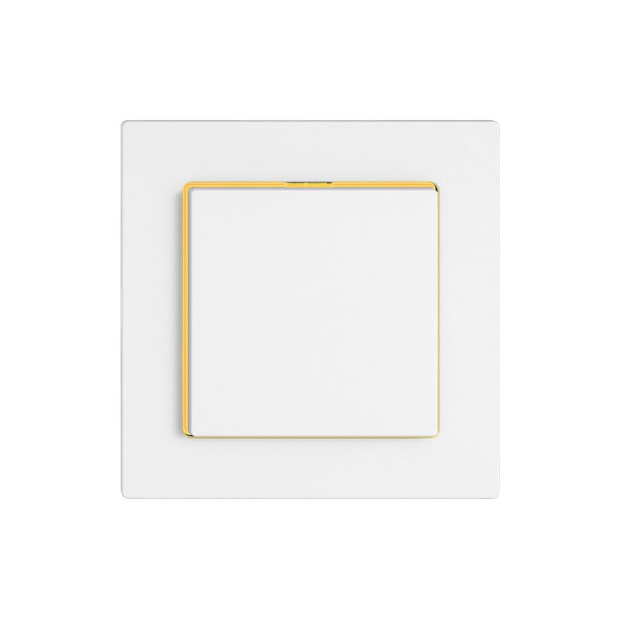 Leuchtdruckschalter EDIZIO.liv SNAPFIX® 6/1L Seitenlinse KS gelb ws