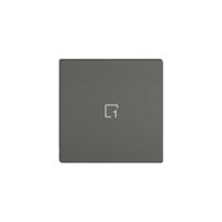 Poussoir 1/1 EDIZIO.liv Wiser avec SNAPFIX® avec symbole scène 1 grf