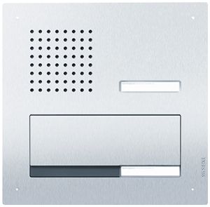Clapet pour courrier audio Siedle Classic 2 modules argent 312×302mm