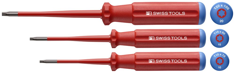 Schraubenzieher-Set PB Torx T10, T15, T20 VDE 1000VAC/1500VDC
