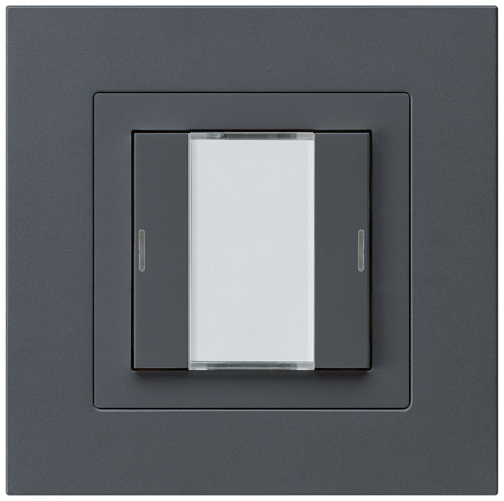 Poussoir ENC kallysto.pro KNX 2×LED RGB s/e-link anthracite
