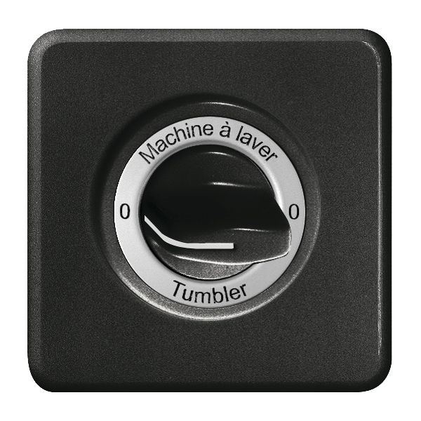 Kit front. 0-Machine à laver-0 -Tumbler per interr.rot. nero