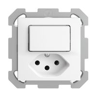 Combinaison lum. ENC 6/1L+T13 blanc orientation EDIZIOdue, LED blanc