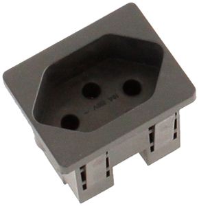 Module de prise  T13 noir 1×T13 noir