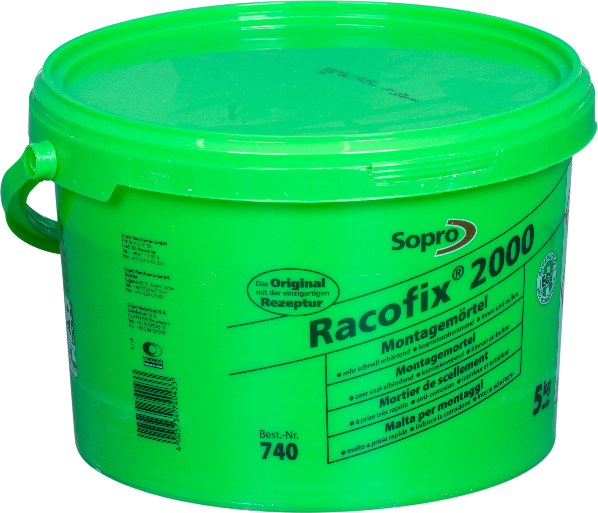 Schnell-Zement Racofix 2000 gu 5kg