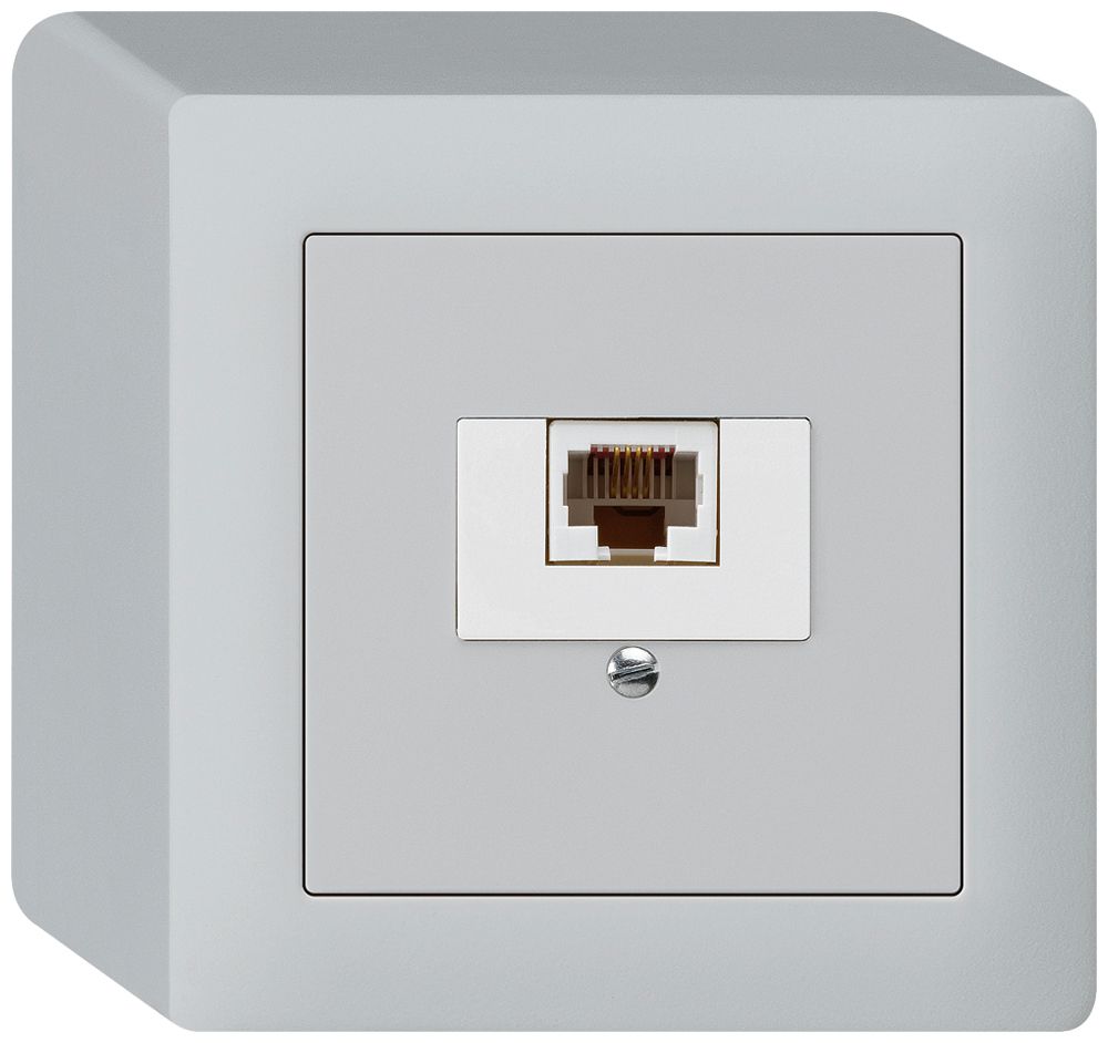 AP-Dose kallysto 1×RJ45u hellgrau