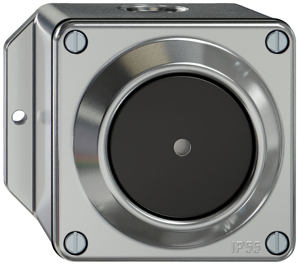 AP-Leuchtdruckschalter ELEMENT Sch 6/1L 16A 250V LED Aluminium