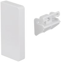 Endstück tehalit SL20055 mit Teppichleiste, verkehrsweiss