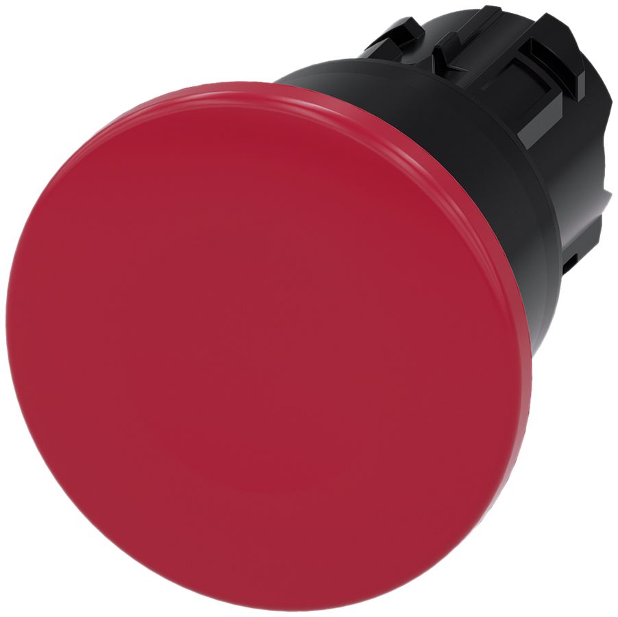 Pulsante Siemens SIRIUS ACT sblocco tirando Ø40mm rosso plastica