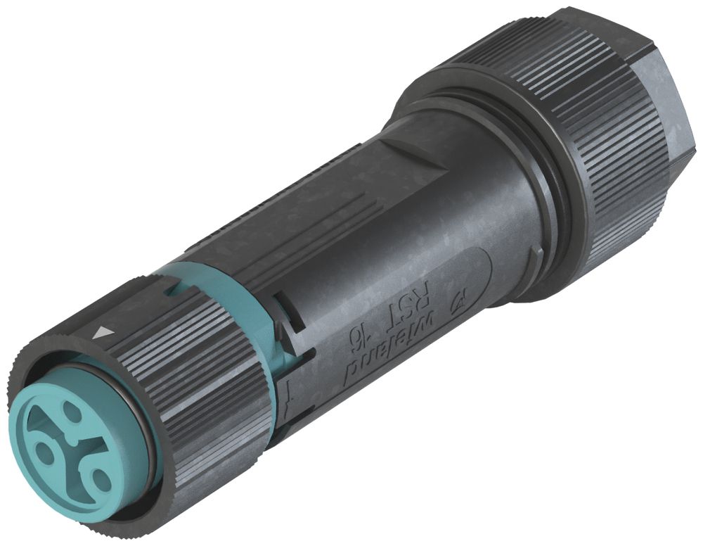 Prise Wieland RST16I3 S B1 ZT3S A TB 3×2.5mm² bleu turquoise