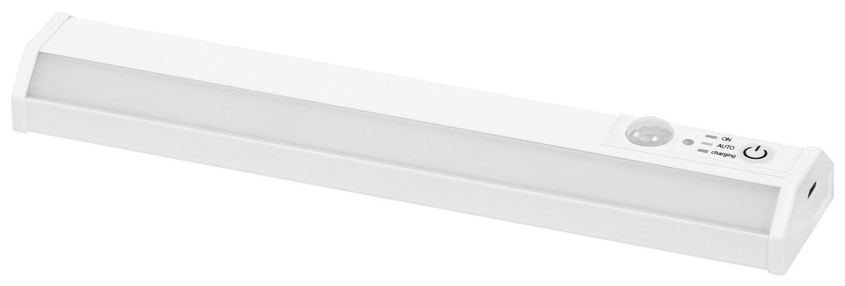 LED-Deckenleuchte LDV LINEAR LED MOBILE 1.1W 50lm 4000K PIR USB weiss