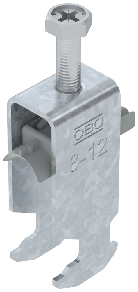 Fixation rapide BET 2056 pied à H mat.synthétique 8…12mm 2×câble acier Zn-ch-im