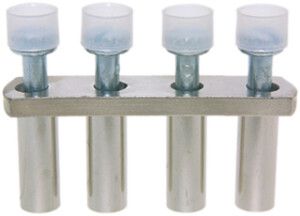 Connexion transversale Woertz 81535/4, 4L, pour borne série 30400, 30403