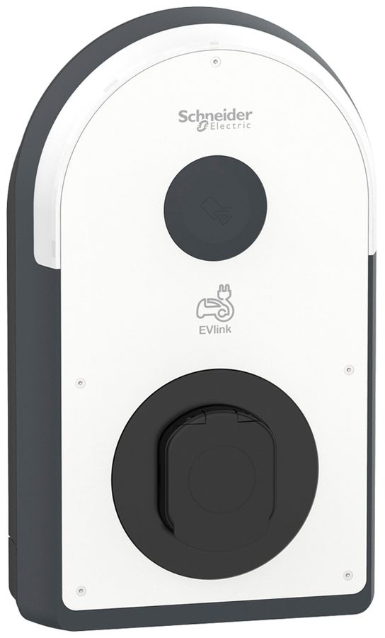 Station de charge EVlink Pro AC triphasé 1 point charge 22kW Master comp.énergie