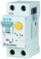 FI/LS-Schalter Eaton PKNM-16/1N/C 2P 230V C 16A 0.03A A 2TE 10kA
