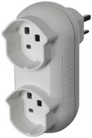 Mehrfachstecker Steffen STRONG 2×T25 16A 400V IP20 weiss