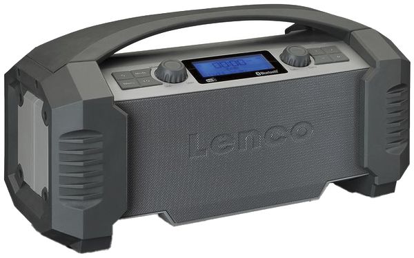 Radio portatile LENCO ODR-150, DAB+/FM/Bluetooth/Aux-in, 15W (RMS), 230V/accu