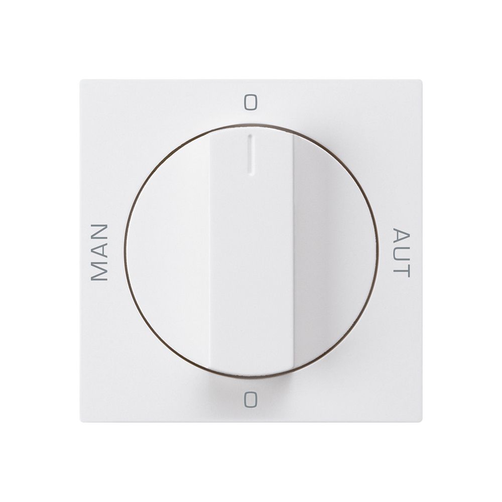 Kit frontale per interruttore rotativo S2 60×60 kallysto 0-Man-0-Aut.bianco