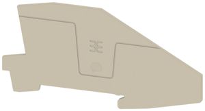 Abschlussplatte Weidmüller AEP ITB 2.5 102.9×2mm beige