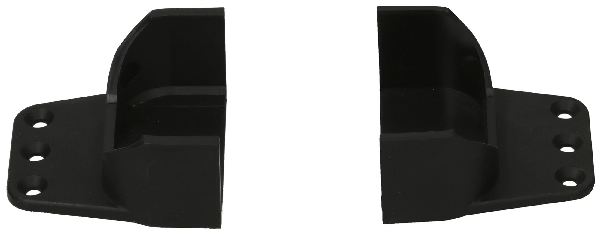 Halter-Set MH Swiss-Line schwarz 50×52×25mm