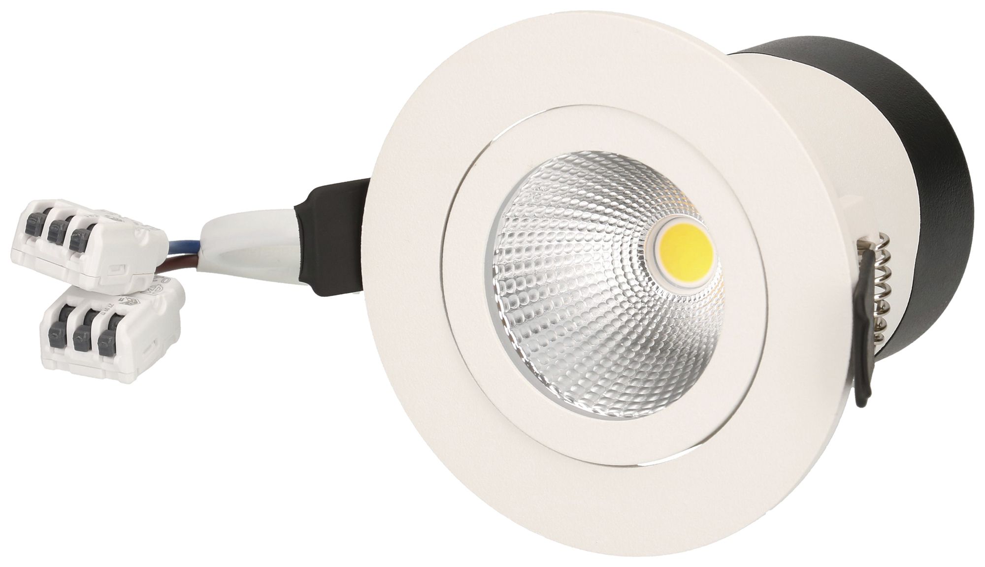 EB-LED-Spot MH maxLUCE DISC 7W 590lm 4000K IP44 DIM Ø80mm weiss 36°
