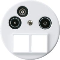 Antennendose TV-R-Daten basico HMS A 2GHz 10.5db weiss