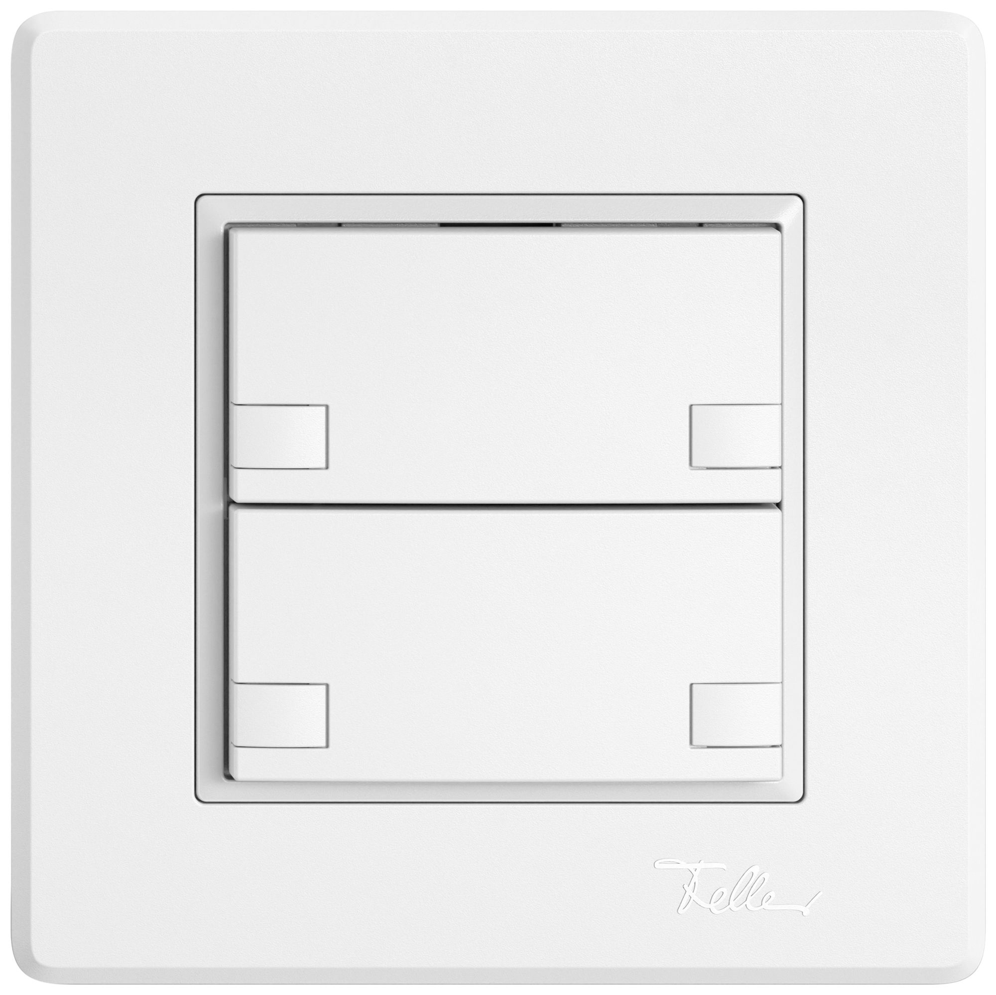 UP-Universaltaster EDIZIO.liv UNI SNAPFIX® o.LED 2× 2-Tbed.ws