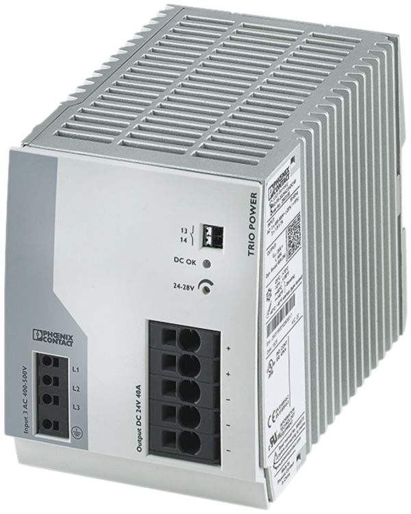 Alimentation Phoenix Contact TRIO POWER 3 phases 24VDC/40A Push-In