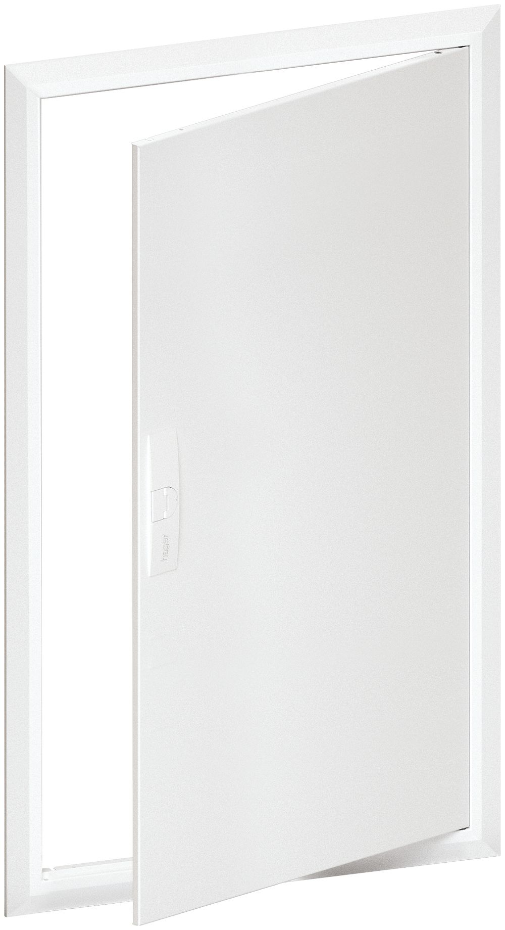 Cornice con porta Hager univers 603×1003×10mm IP00 bianco per FW62U..