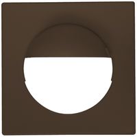 Kit frontale Luxomat per EDIZIOdue marrone