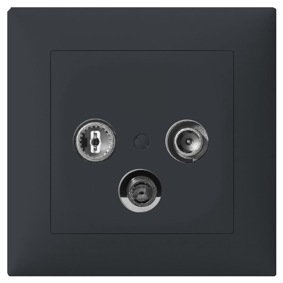 UP-Antennendose SIDUS B TV-R-SAT anthrazit