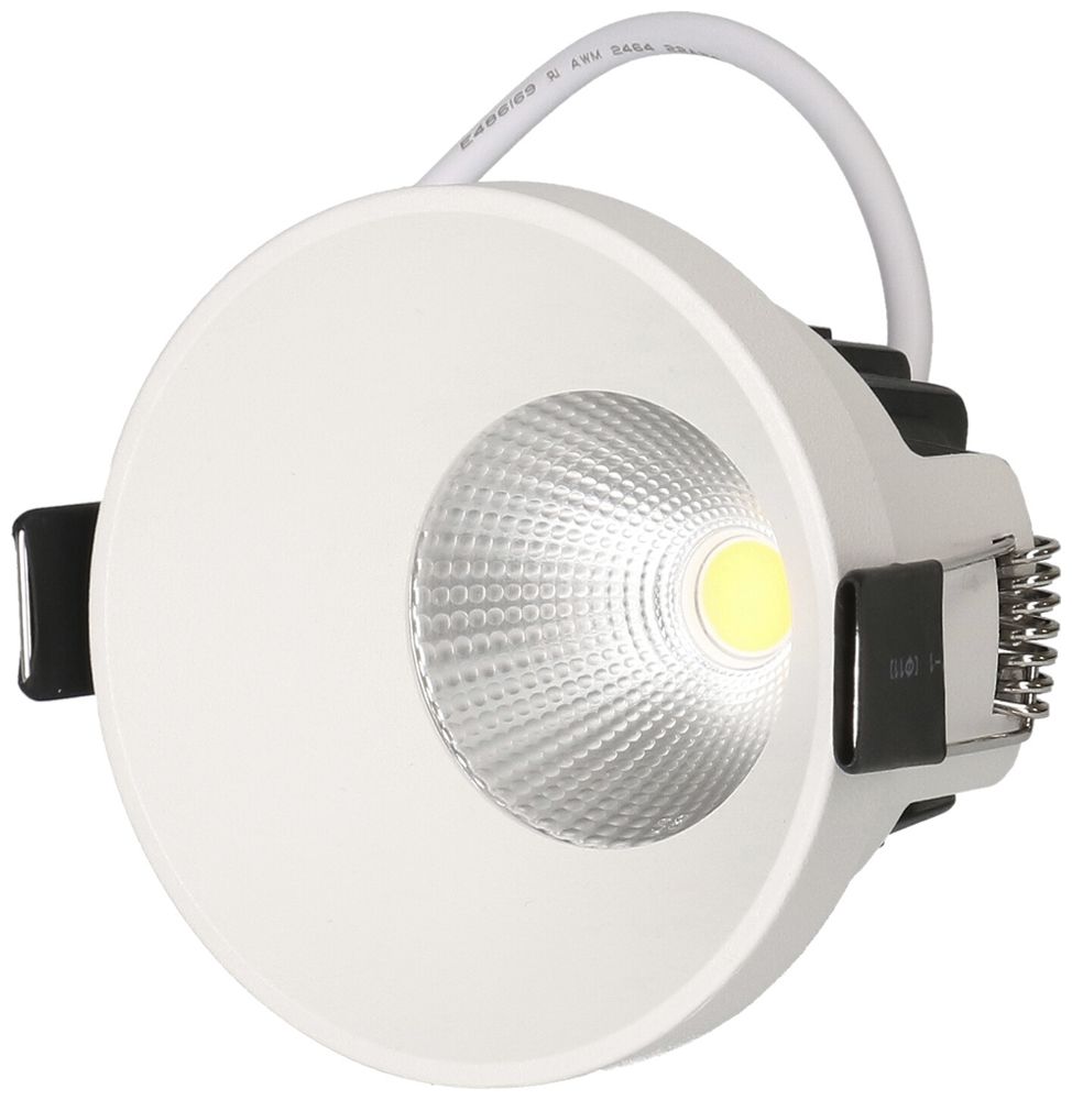 EB-LED-Spot maxLUCE ATMA 68 6.5W 660lm 3000K IP44 MB DIM Ø75mm weiss 32°