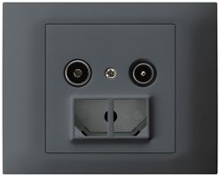 EB-Antennendose TV-R HMS kallysto 23dB anthrazit