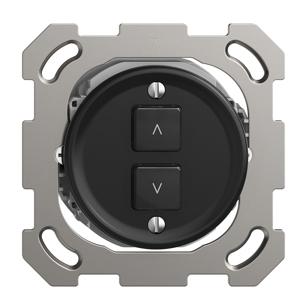 UP-Storenschalter 1K/2T Sdue Wiser schwarz