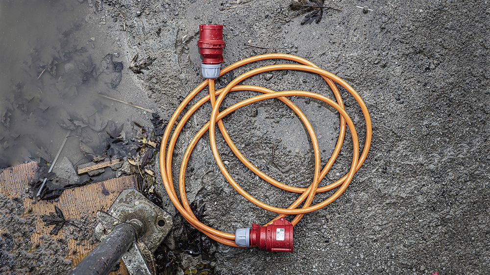 Cavo di prolunga Steffen EPR-PUR 5×4mm² 5m CEE32/5 per l'industria arancione