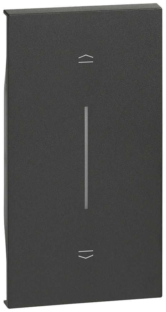 Cache de touche Living Now 2 mod.p.touche MyHOME a.symbole montée/descente noir