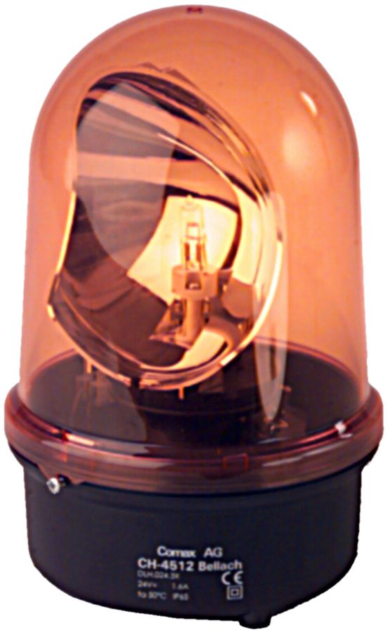 Lampada rotante Comax DLH 24VAC/DC giallo IP65