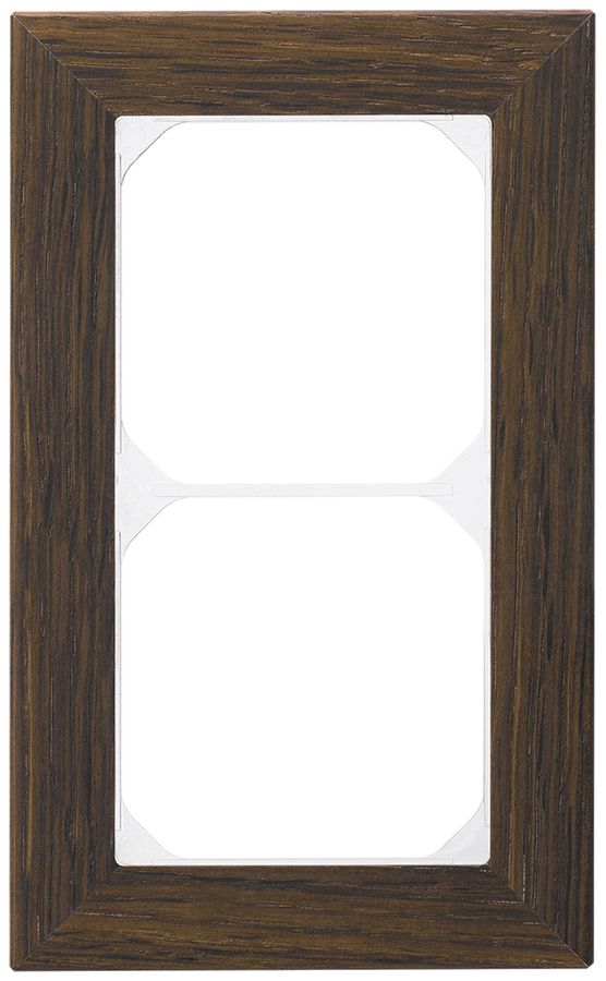 Abdeckrahmen KAL.art 2×1 154×94mm Räuchereiche
