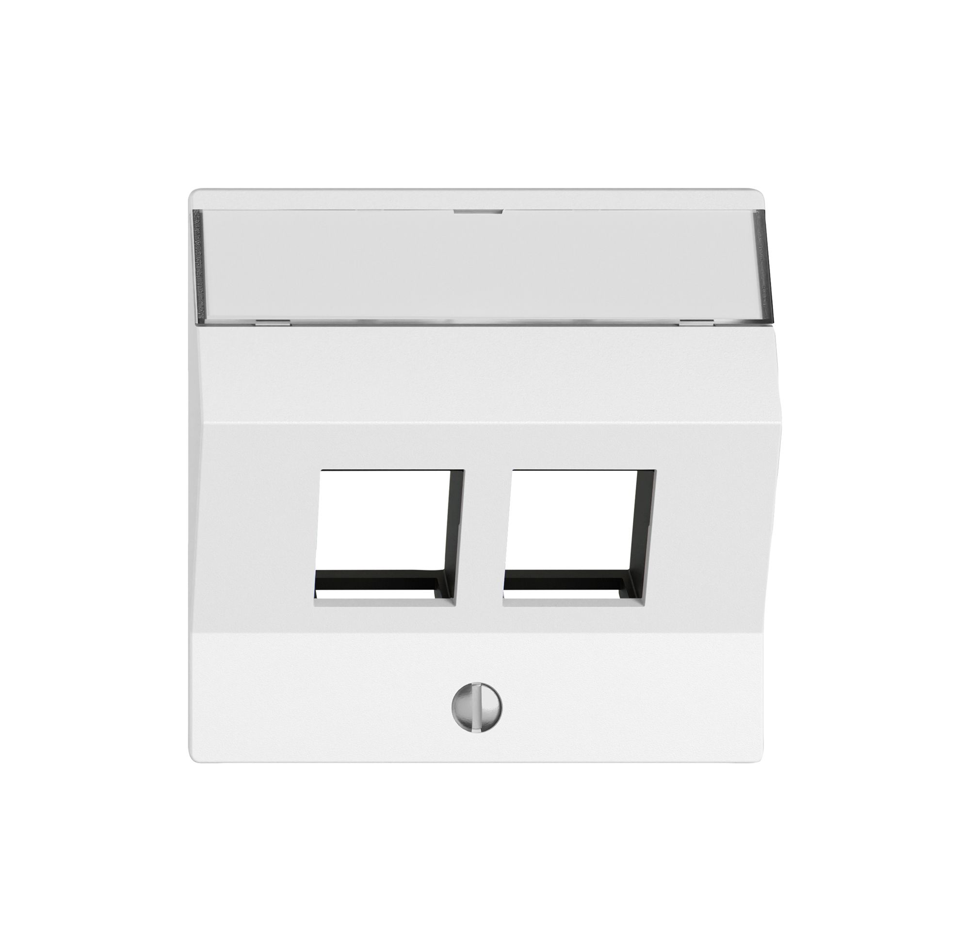 Montageset EDIZIO.liv Keystone SNAPFIX® schräg 2× ws