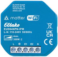 EB-RF-Dimmaktor Eltako EUD64NPN-IPM 1×Ausgang 0…300W universal 100…230V