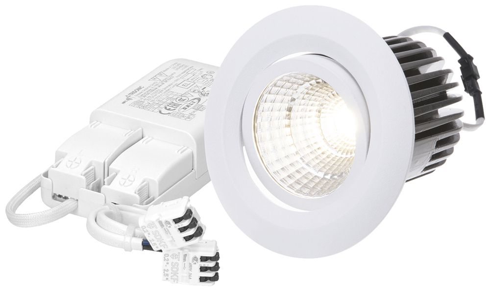EB-LED-Spot MH MOVE 10.5W 830lm 2700K IP44 MB DIM DALI Ø68mm weiss