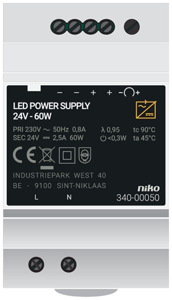 Alimentazione AMD Niko NHC 24V 2.5A 60W