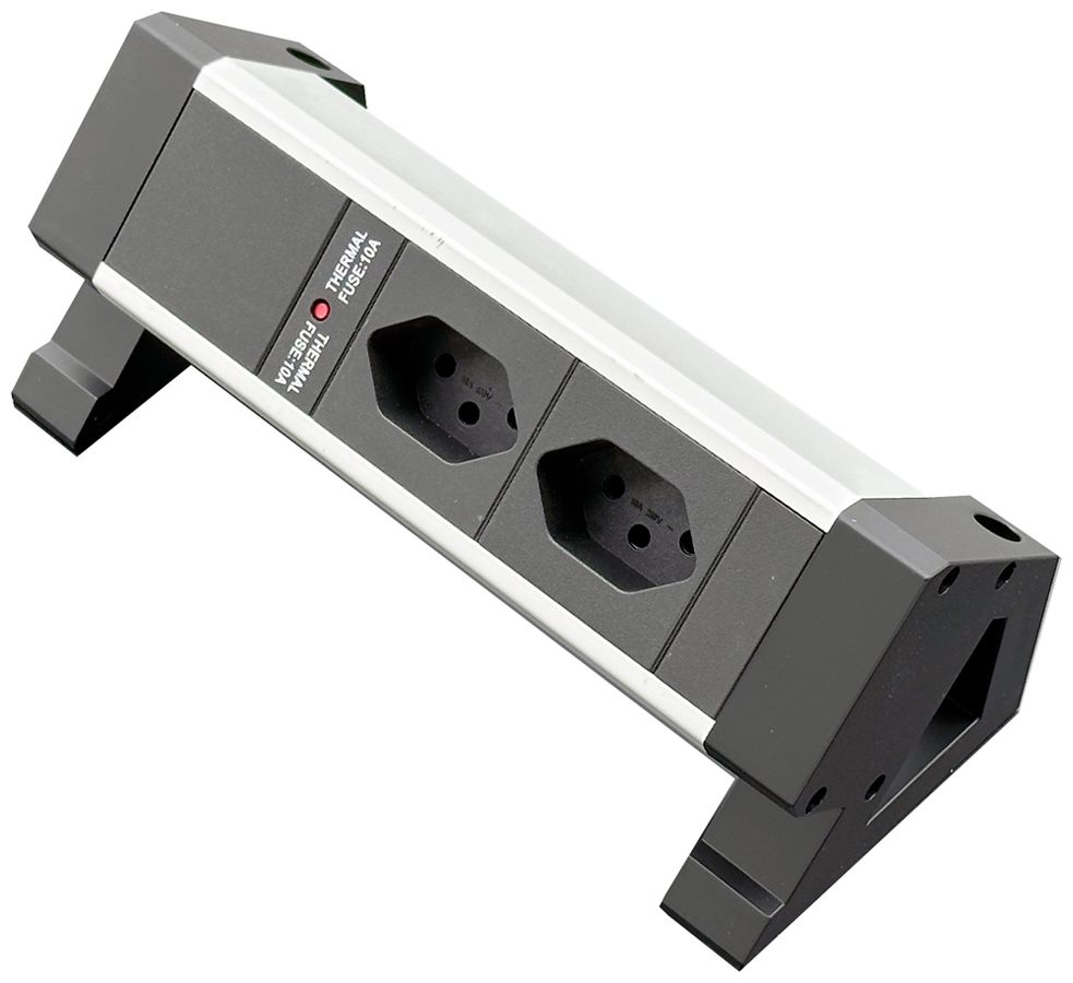 Prise multiple de table Desk-Mountain 2×T13 3m T12 F=10A