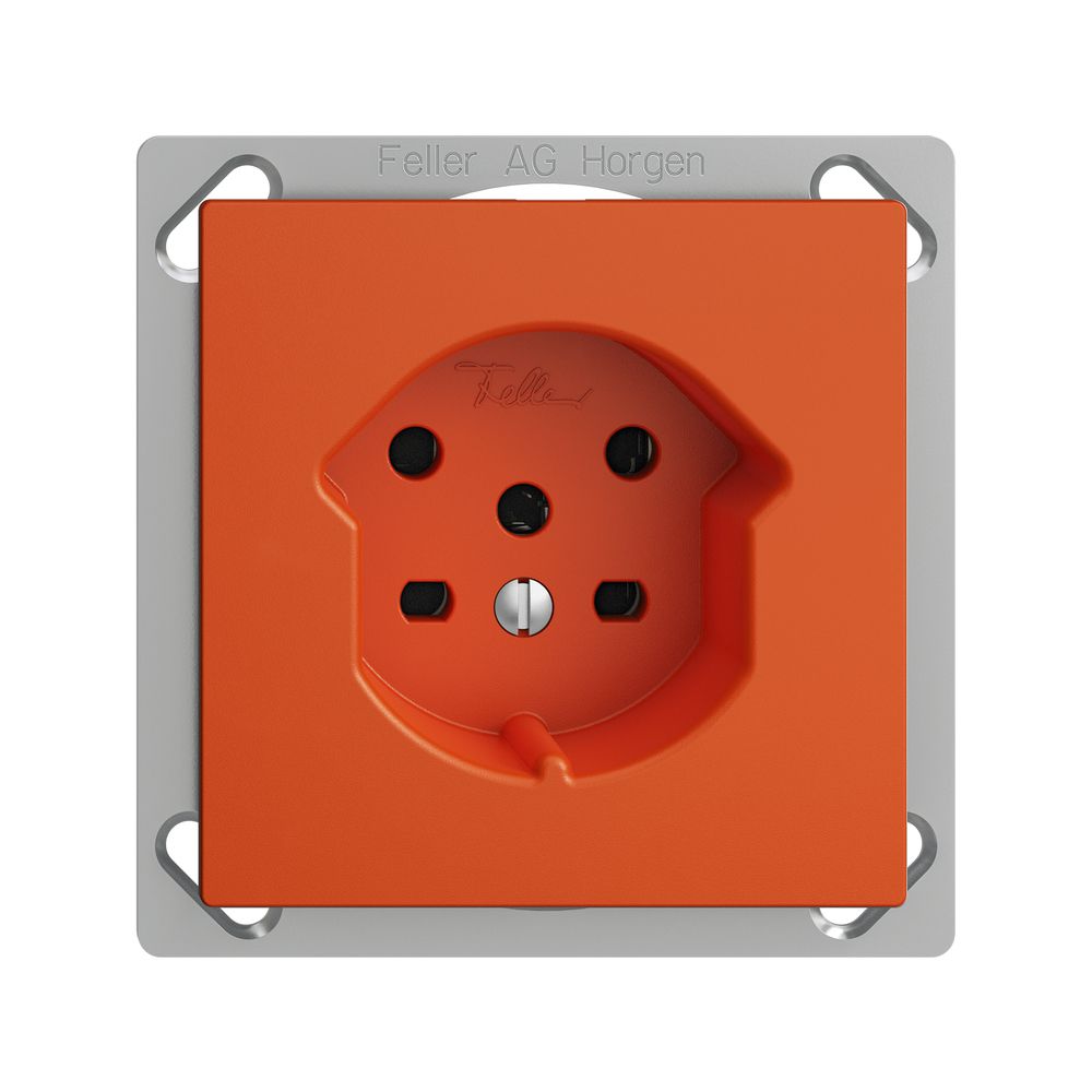 EB-Steckdose EDIZIOdue T15 orange