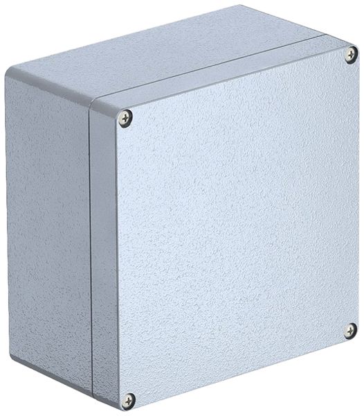 Coffret vide BET Mx SGR 160×160×90mm alu IP66 gris argenté