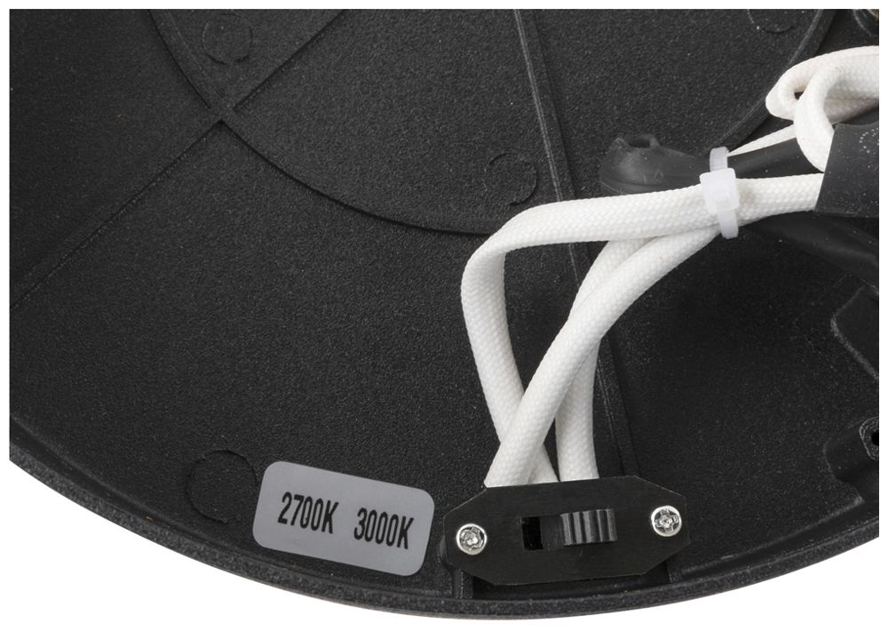 LED-Decken-/Wandleuchte SLV ONE 40 CW 14W 450lm 927/930 DIM Ø400 schwarz